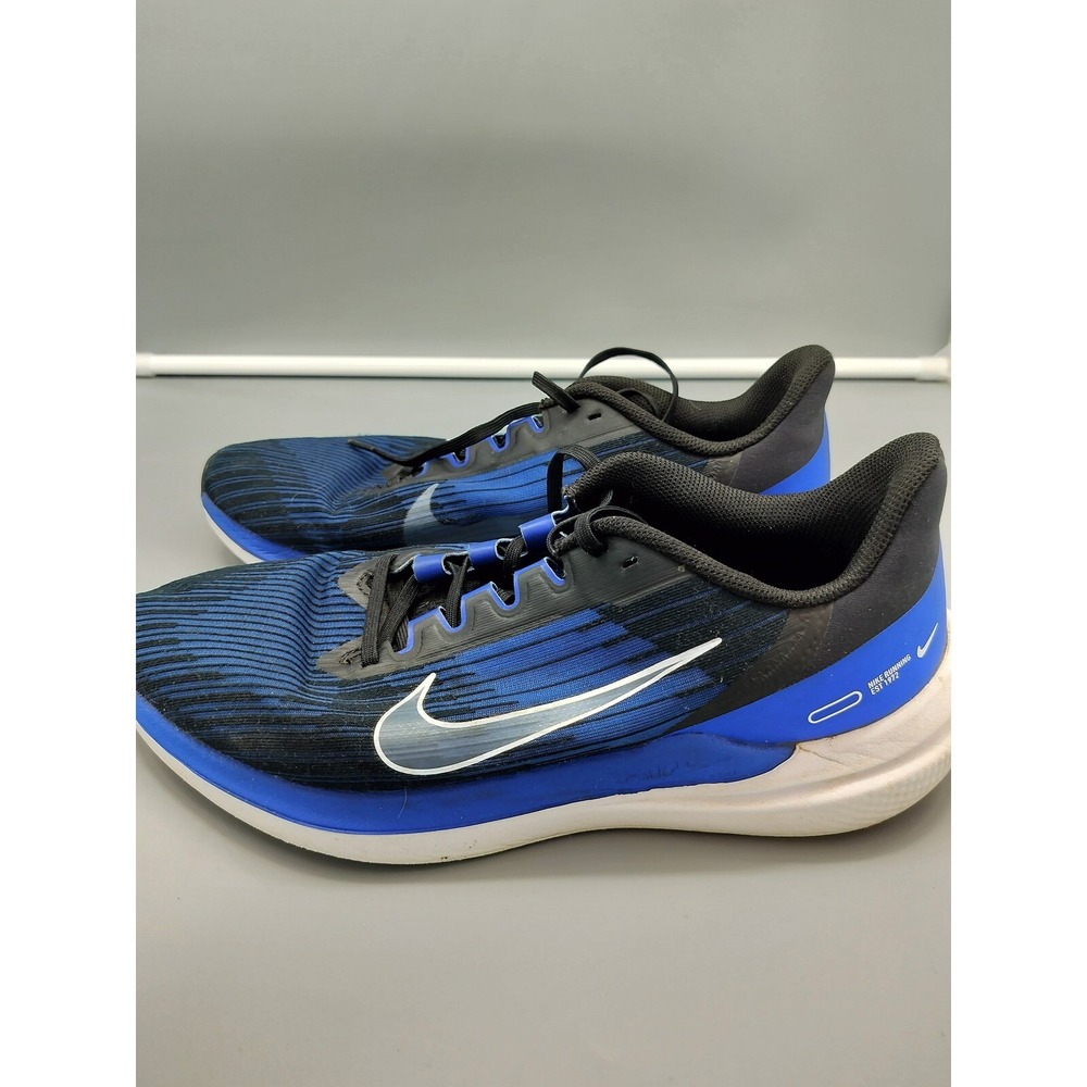 Nike Windflo 09 Running Shoes DD6203-004 Athletic Sneaker Blue Black Mens 10.5